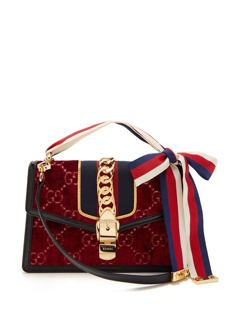 gucci sylvie small shoulder bag ราคา|ผู้หญิง .